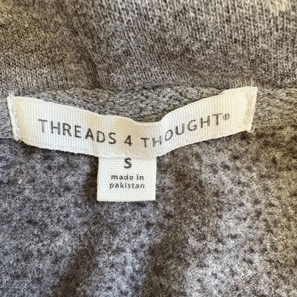 Threads 4 Thought Classic Hoodie, Gray, Small - Picture 10 of 12